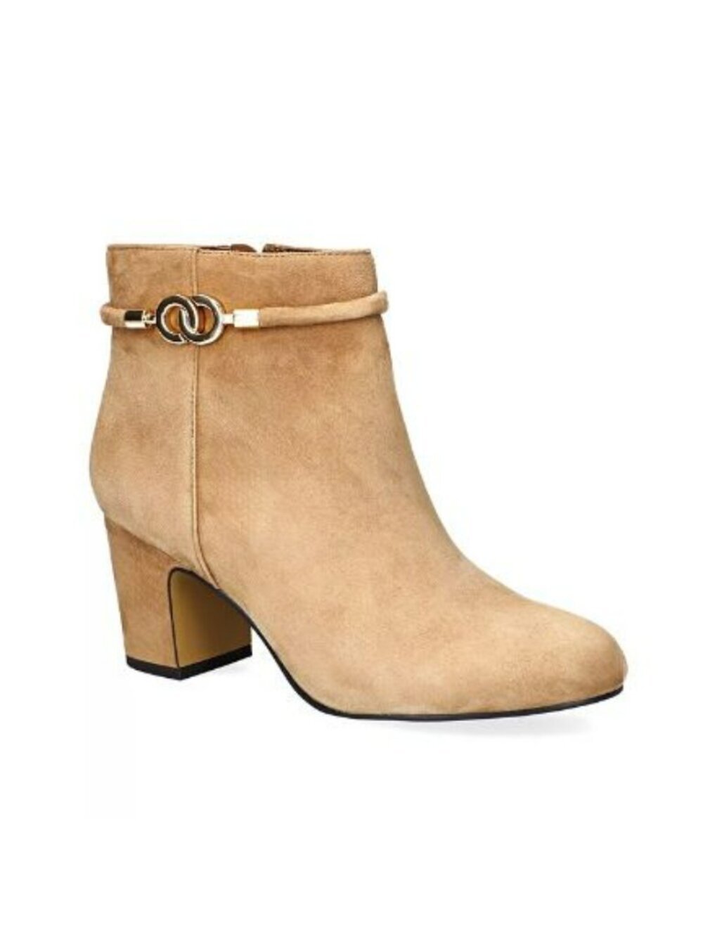 Bella Vita Women's Diaz Booties Saddle Kid Suede Leather Size 9.5 (MSRP $125)